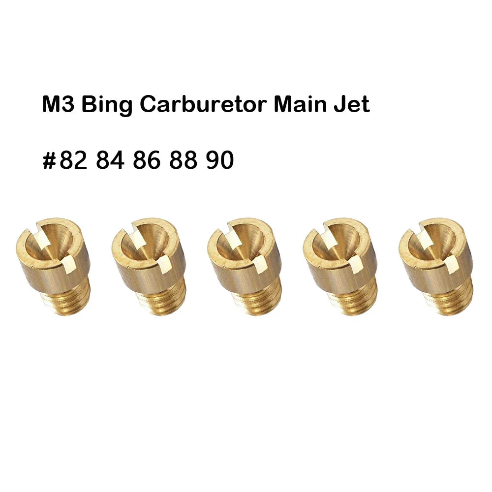 Carburador M3 Bing Chiclé principal pulverizador YY50QT-8 LF50QT8A X1 LJ50QT-E Chicle principal pulverizador del carburador