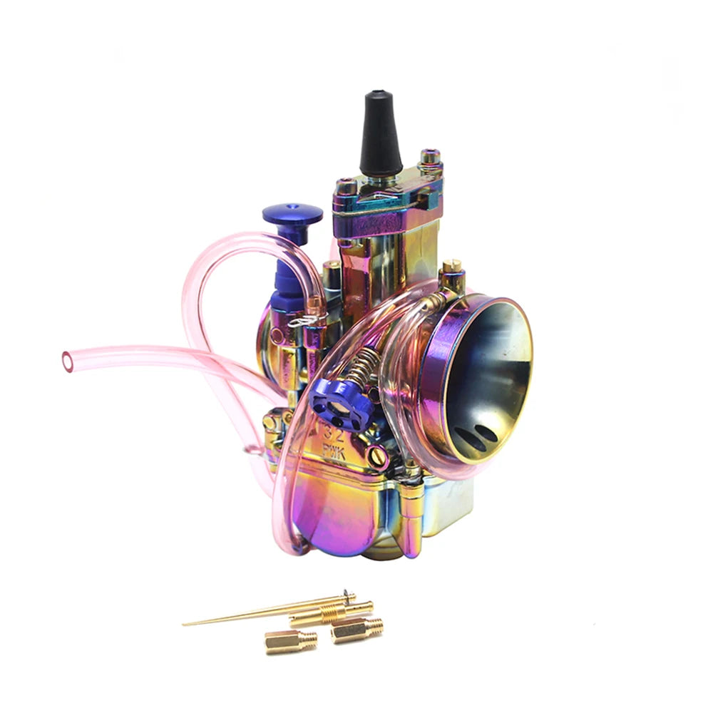 Colorful PWK Carburetor Motorcycle 4T Engine Scooters Dirt Bike ATV 21 24 26 28 30 32 34mm