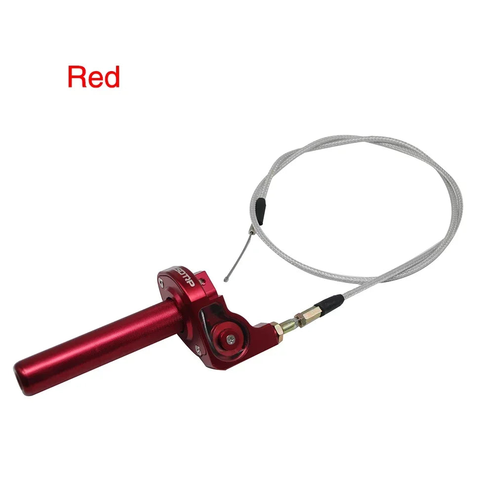 KLX250 CNC Throttle Grip Quick Twister+Cable Universal Moto ATV 7/8'' 22mm For Acerbs kawasaki KLX125 KLX150 XR125 Handlebar XR