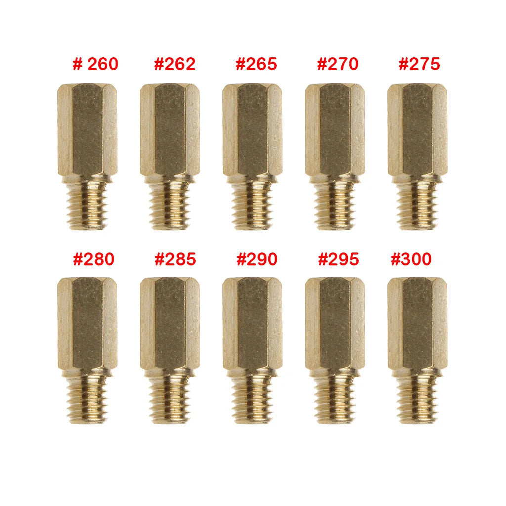 10Pcs Fuel Tap Motorcycle Carburetor Main Injectors Nozzle Slow Pilot Jet for PWK PWM Keihin OKO CVK NSR KSR FCR CRS Carb Needle