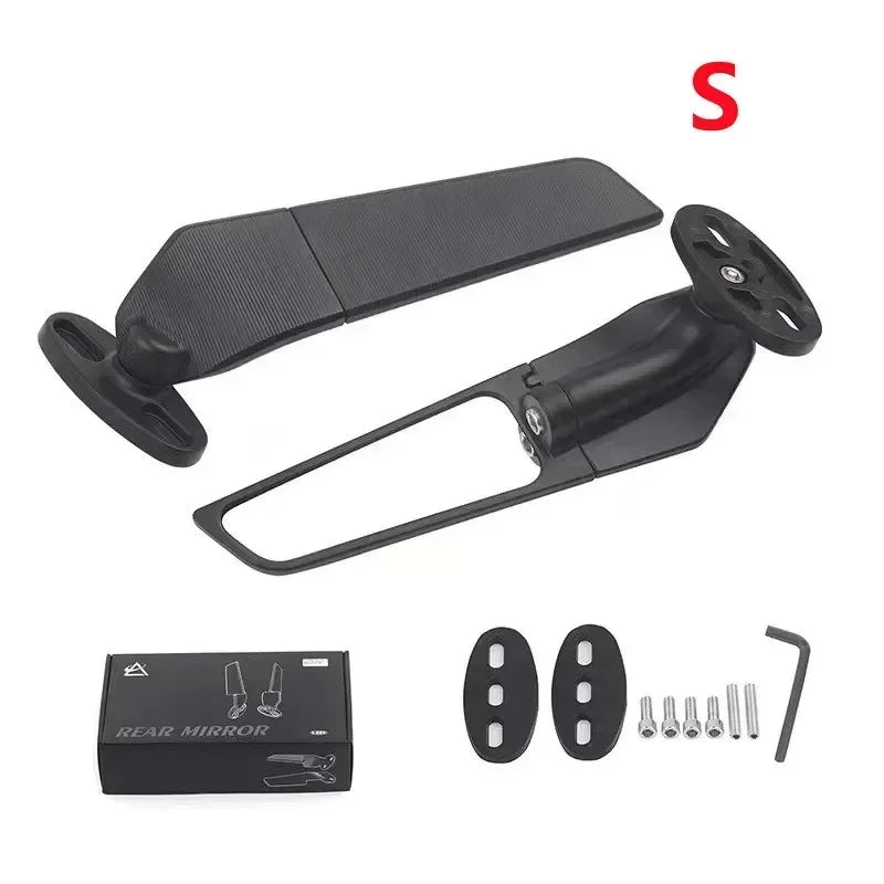Motorcycle Mirror For Suzuki GSXR 600 750 1000 K8 GSX1300R GSX650F GSX-R ZX10R Modified Wind Wing Rotating Rearview Side Mirrors