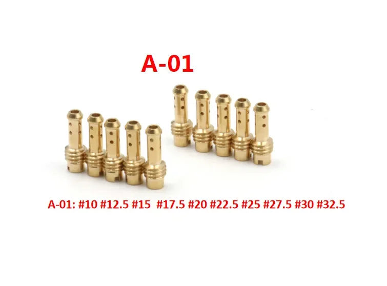 Para MIKUNI VM TM TMX Carburador VM22/210 TZR250 3XV EN125 AX100 Chicle de baja de carburador (inyectores) Chicle de piloto 10Pcs