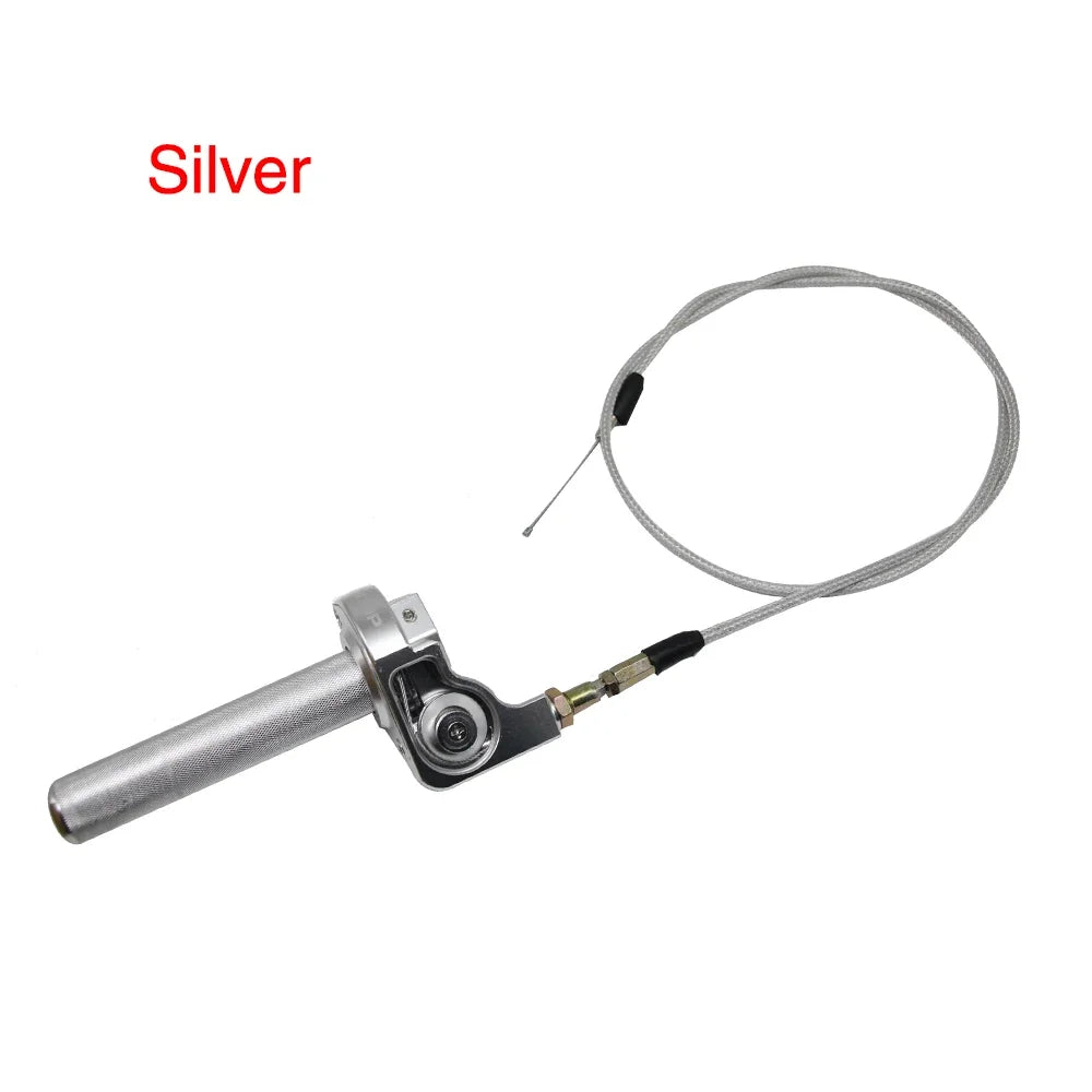 KLX250 CNC Throttle Grip Quick Twister+Cable Universal Moto ATV 7/8'' 22mm For Acerbs kawasaki KLX125 KLX150 XR125 Handlebar XR