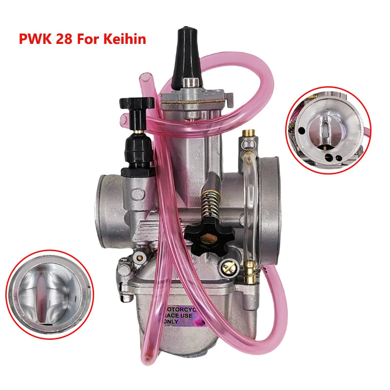 Carburador PWK28 28mm para Keihin Gaźniki Yamaha YZ85 YZ80 YZ125 TTR125 YFZ350 YFZ 350 Blaster 200 TTR 230 TTR230 ATV 50-150cc