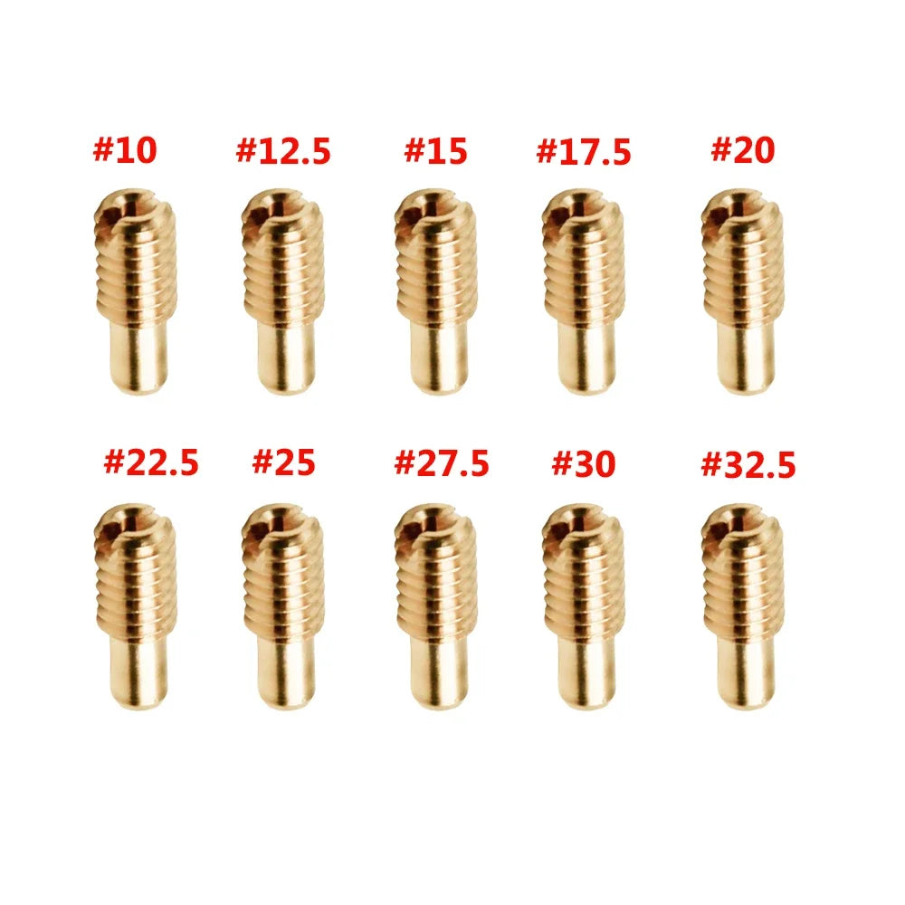 M4*0.7MM Slow Jets / Pilot Jet Idle Carburetor For Mikuni VM26-606 VM20-273 Yamaha DT125 DT175 Vm22 M28 Nozzle Moto Carb Gicleur