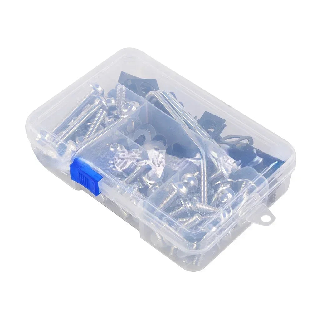 155Pcs Bolt Kit For Yamaha YZ YZF 80 85 125 250 250F 400 450 450F Body Fenders Motorcycle Body Fairing Bolt Screw Nut Kits