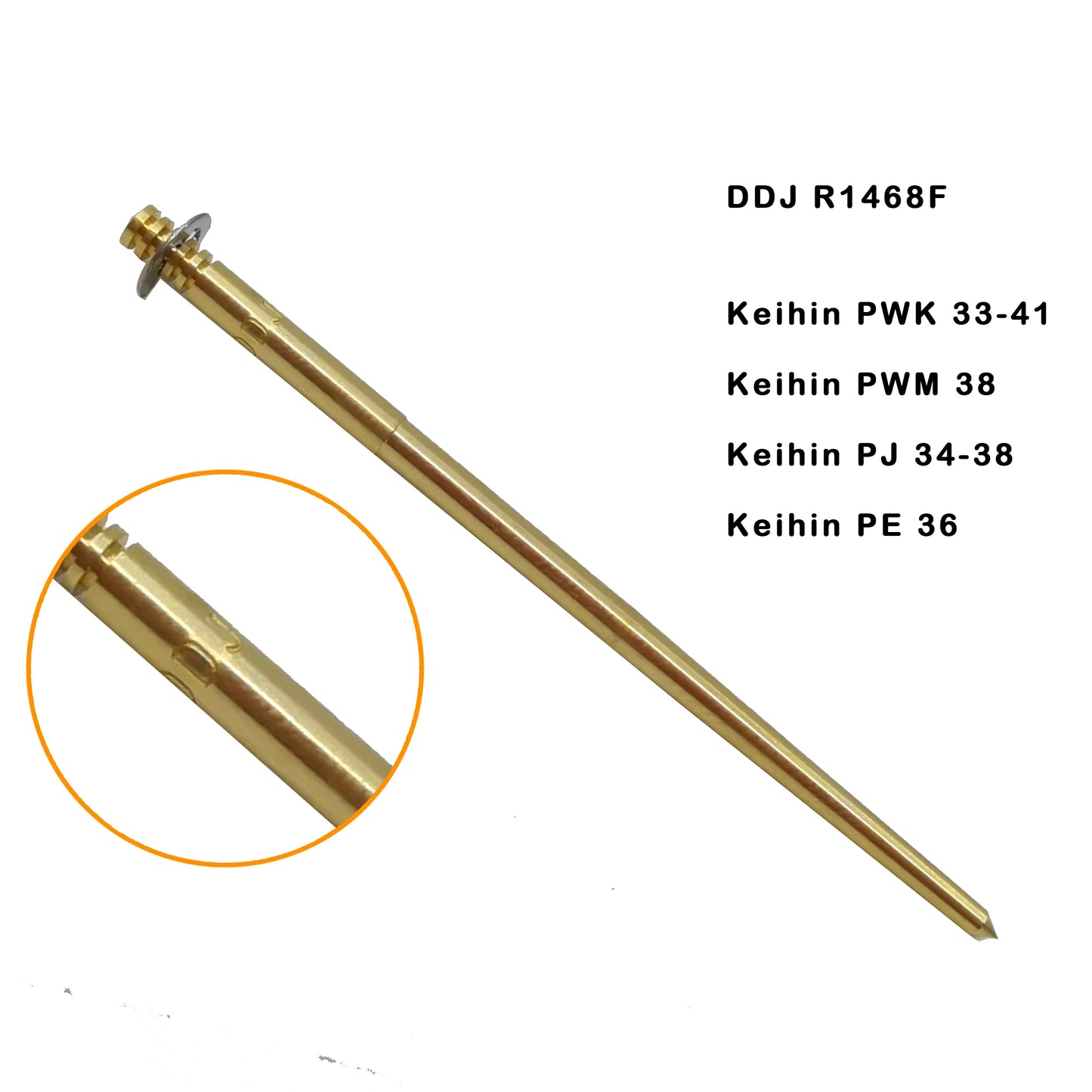10Pcs Fuel Tap Motorcycle Carburetor Main Injectors Nozzle Slow Pilot Jet for PWK PWM Keihin OKO CVK NSR KSR FCR CRS Carb Needle