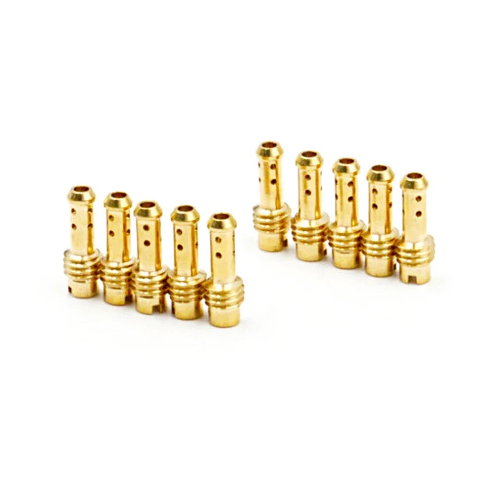 Para MIKUNI VM TM TMX Carburador VM22/210 TZR250 3XV EN125 AX100 Chicle de baja de carburador (inyectores) Chicle de piloto 10Pcs