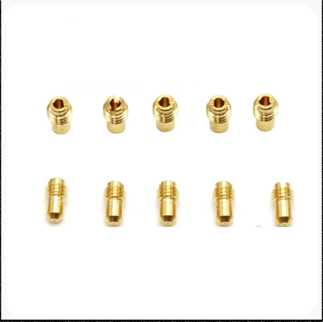 Carb Pilot Idle Jets 1488 #30 32 35 38 40 42 45 48 50 52 10Pcs Nebendüsenset For Dellorto PHBG / PHBD Slow Jet Injectors Nozzle
