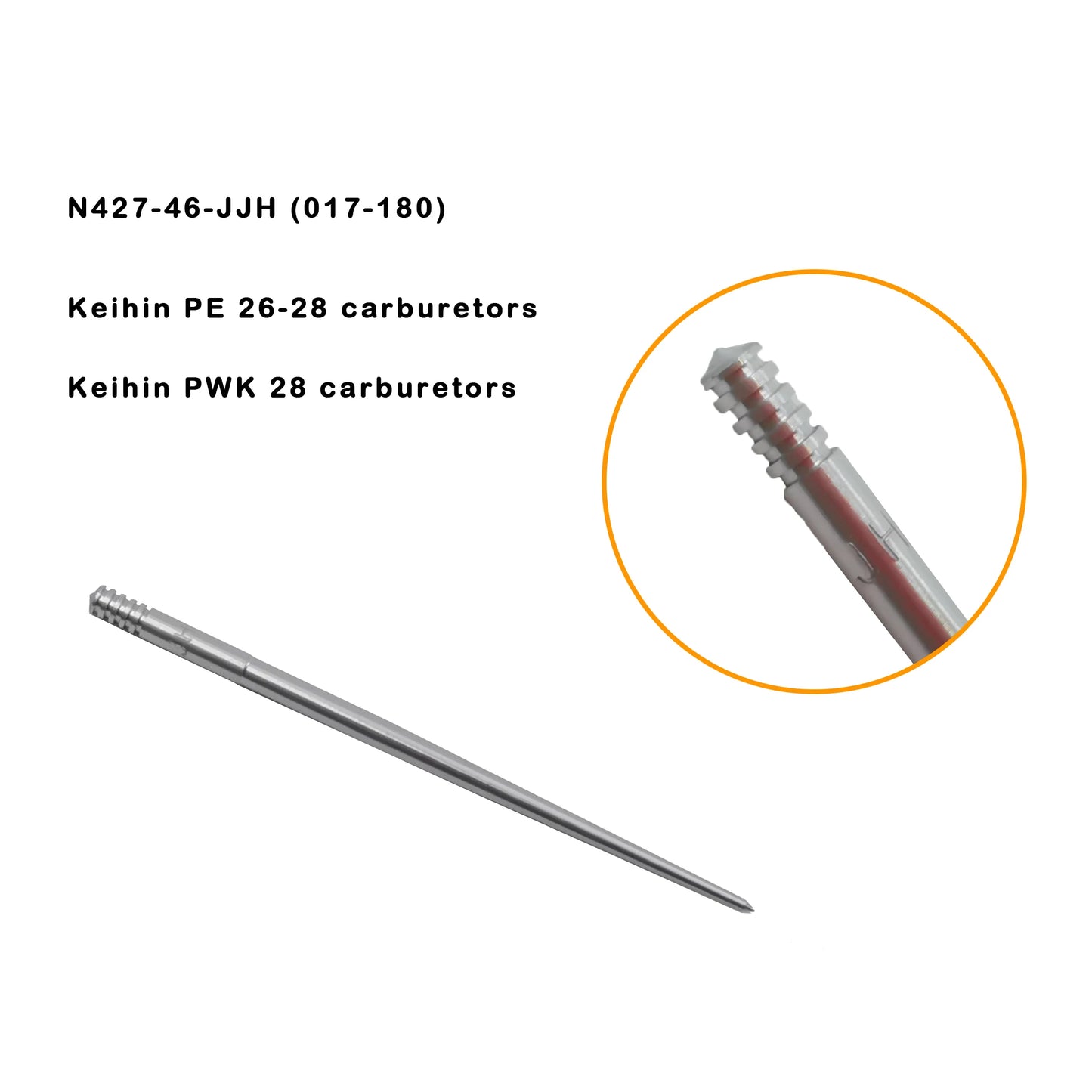 10Pcs Fuel Tap Motorcycle Carburetor Main Injectors Nozzle Slow Pilot Jet for PWK PWM Keihin OKO CVK NSR KSR FCR CRS Carb Needle