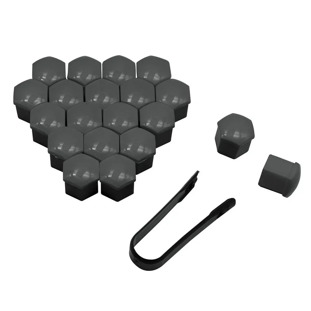 20PCS Car Wheel Nut Caps Auto Hub Screw Cover 17mm 19mm 21mm Bolt Rims Exterior Decoration Special Socket Protection Dust Proof