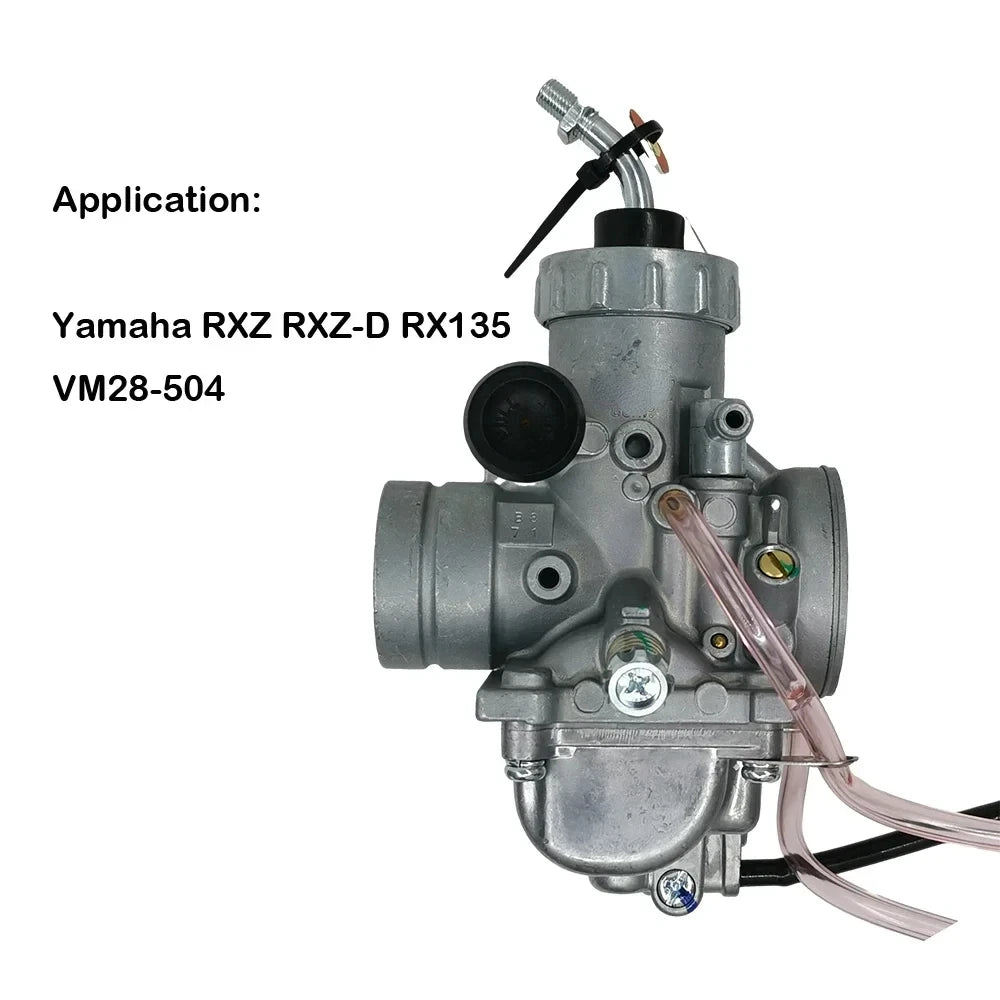 Carburador de motocicleta RX135 RXZ 28mm RXZ RXZ-D para Yamaha VM28-504 28mm Carburador Mikuni Carburatore RX 135 Carburador Carburateur