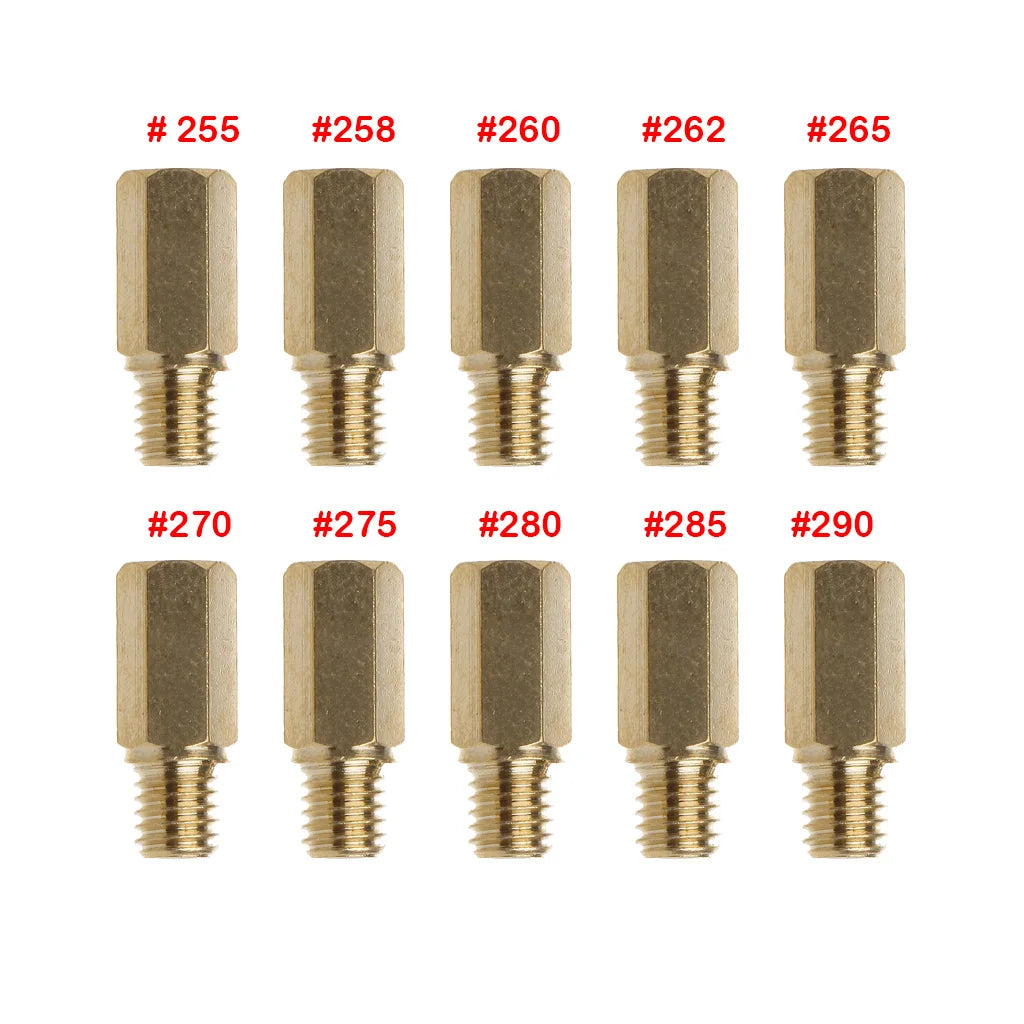 10Pcs Fuel Tap Motorcycle Carburetor Main Injectors Nozzle Slow Pilot Jet for PWK PWM Keihin OKO CVK NSR KSR FCR CRS Carb Needle