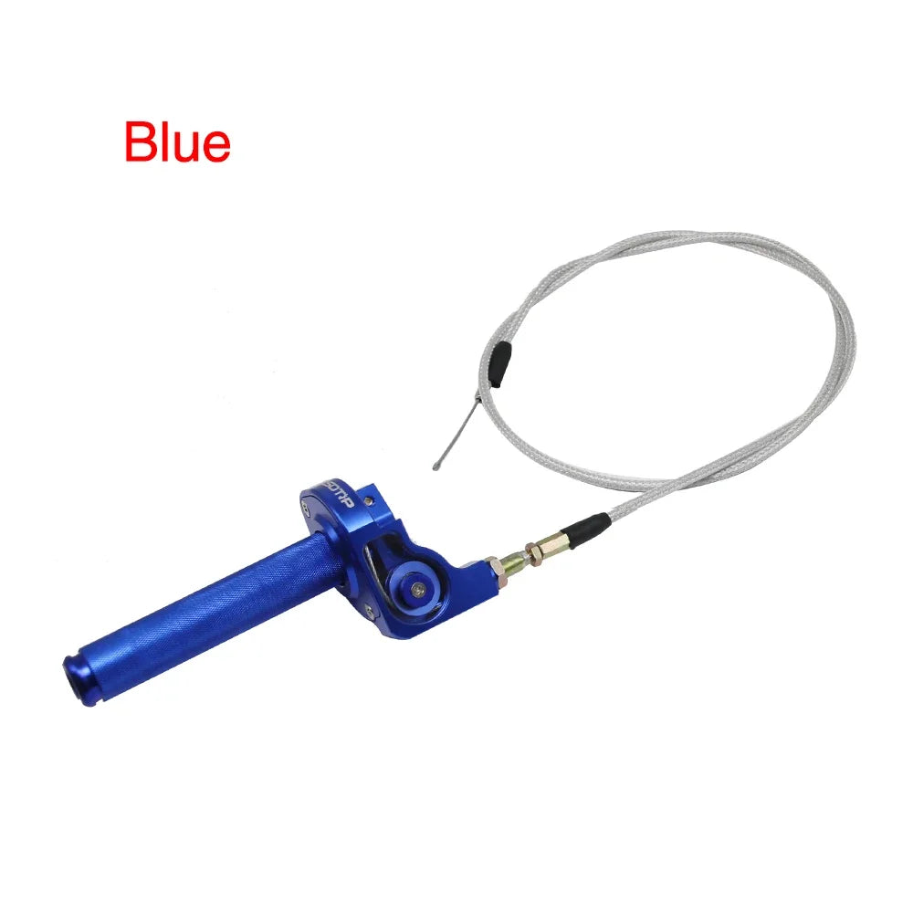 KLX250 CNC Throttle Grip Quick Twister+Cable Universal Moto ATV 7/8'' 22mm For Acerbs kawasaki KLX125 KLX150 XR125 Handlebar XR
