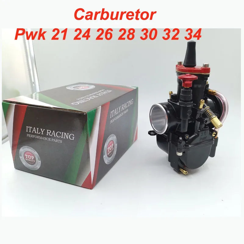 Pwk 21 24 26 28 30 32 34 Carburateur 2T 4T Universal Motorcycle carburetor For Yamaha Mikuni Koso For ATV Carburador 2 Tempos
