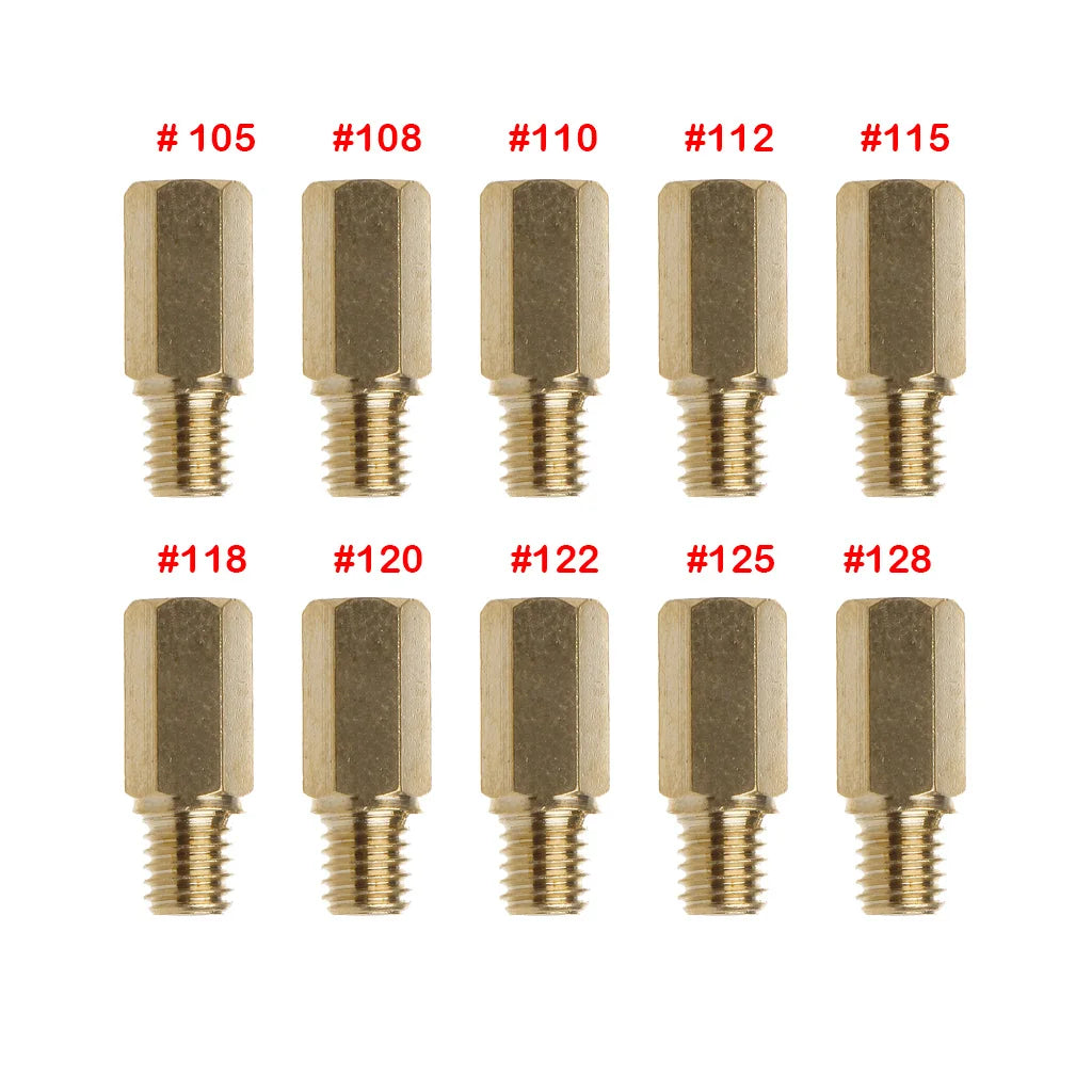 10Pcs Fuel Tap Motorcycle Carburetor Main Injectors Nozzle Slow Pilot Jet for PWK PWM Keihin OKO CVK NSR KSR FCR CRS Carb Needle