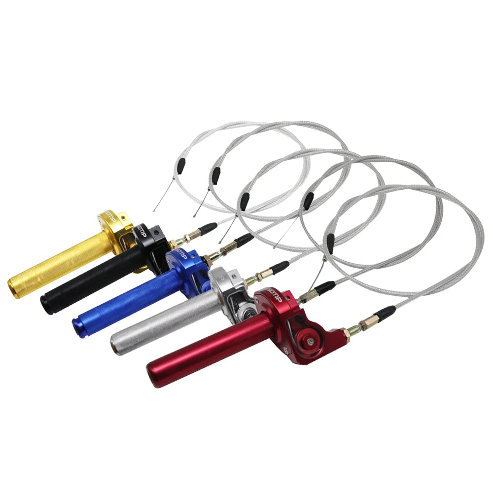 KLX250 CNC Throttle Grip Quick Twister+Cable Universal Moto ATV 7/8'' 22mm For Acerbs kawasaki KLX125 KLX150 XR125 Handlebar XR