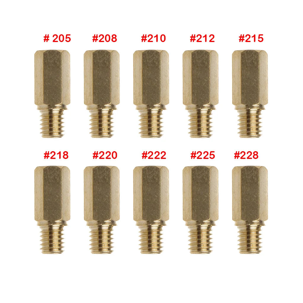 10Pcs Fuel Tap Motorcycle Carburetor Main Injectors Nozzle Slow Pilot Jet for PWK PWM Keihin OKO CVK NSR KSR FCR CRS Carb Needle
