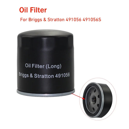 491056S Oil Filter For Briggs & Stratton 4153 491056 2002-2018 Oil Cleaner  Engine Parts